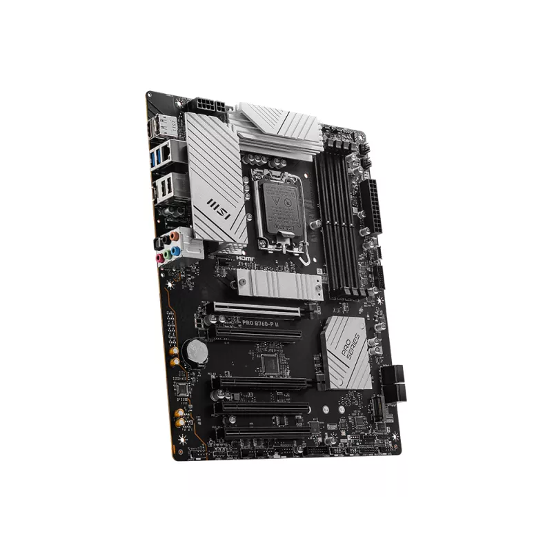 Placa base MSI PRO B760‑P II ATX – Intel B760, LGA 1700, DDR5, 4x DIMM, 256 GB, 2.5Gb LAN, HDMI 2.1, 2x M.2