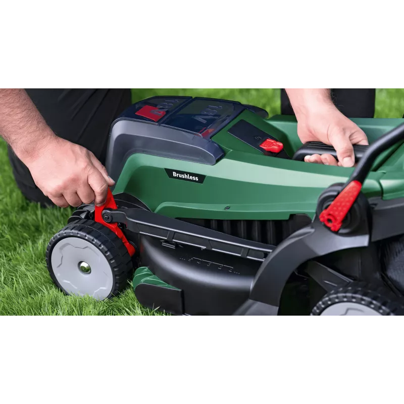 Cortacésped de mano Bosch 37-550 a batería negro, verde