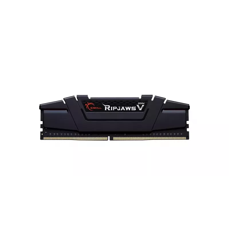 DIMM 16 GB DDR4-4000 (2x 8 GB) Dual-Kit, memoria negra, F4-4000C18D-16GVK, Ripjaws V, INTEL XMP