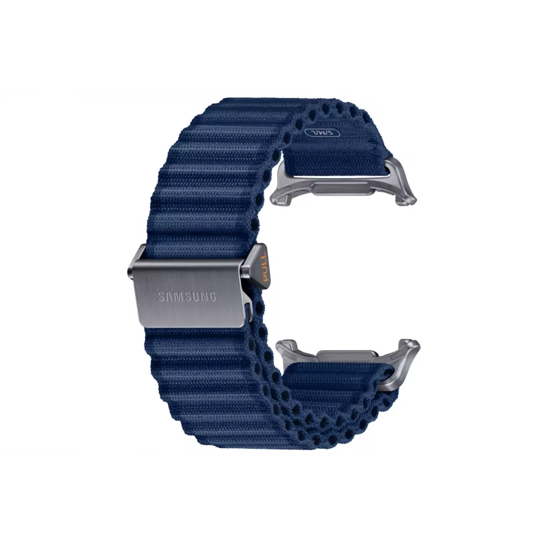 Correa Samsung Trail para Galaxy Watch Ultra, correa, smartwatch, azul, Samsung, Galaxy Watch Ultra, titanio, nailon, acero inoxidable