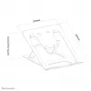 Soporte para portátil Neomounts NSLS085SILVER 10–17