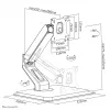 Soporte para monitor Neomounts FPMA-D885BLACK 15-32