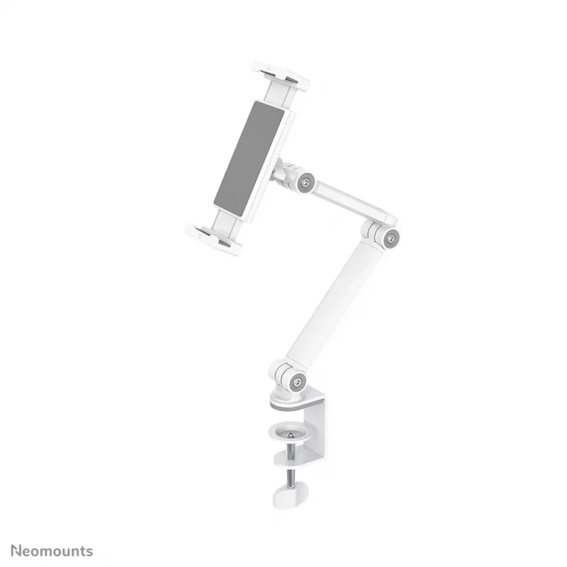 Soporte para tablet Neomounts DS15-545WH1 con pinza de mesa 4,7-12,9