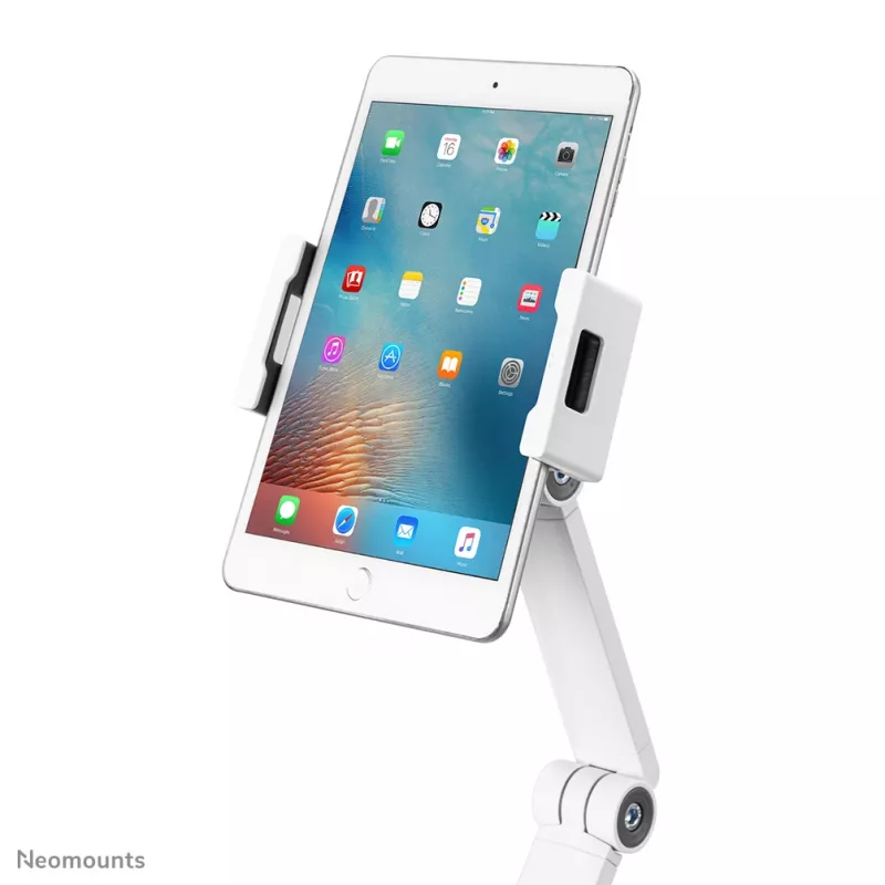 Soporte para tablet Neomounts DS15-545WH1 con pinza de mesa 4,7-12,9