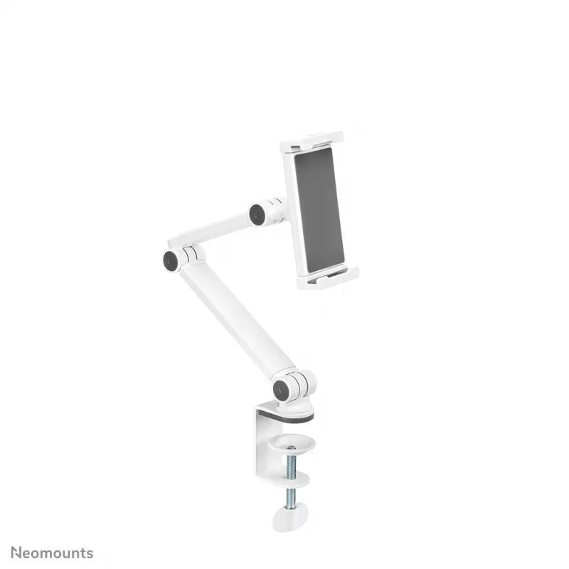 Soporte para tablet Neomounts DS15-545WH1 con pinza de mesa 4,7-12,9