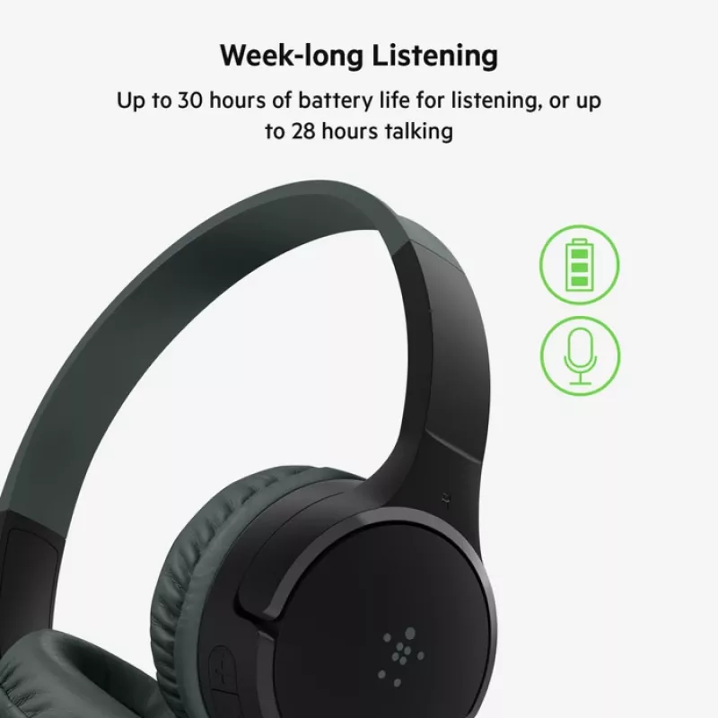 BELKIN Headset Kids - Soundform Kids - estéreo - negro