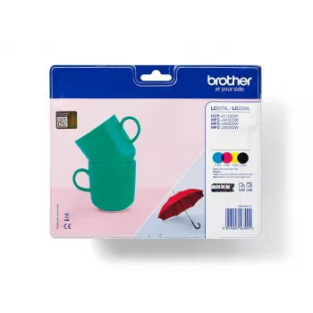 Brother LC-227XLVALBP cartucho de tinta 4 uds. original negro, cian, magenta, amarillo