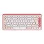 LOGITECH teclado inalámbrico - Pop Icon Keys - rosa y blanco roto Qwerty Uk
