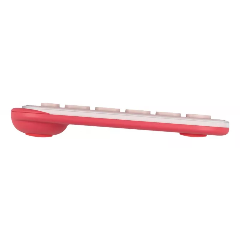 LOGITECH teclado inalámbrico - Pop Icon Keys - rosa y blanco roto Qwerty Uk