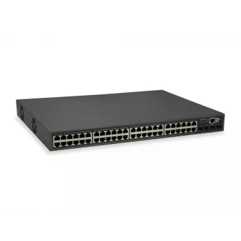 LevelOne switch Gigabit PoE gestionado L3 Lite de 52 puertos, 4 x 10GbE SFP+, 48 salidas PoE, presupuesto de potencia PoE de 400W