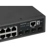 LevelOne switch Gigabit PoE gestionado L3 Lite de 52 puertos, 4 x 10GbE SFP+, 48 salidas PoE, presupuesto de potencia PoE de 400W