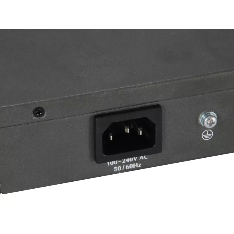 LevelOne switch Gigabit PoE gestionado L3 Lite de 52 puertos, 4 x 10GbE SFP+, 48 salidas PoE, presupuesto de potencia PoE de 400W