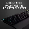 Teclado gaming Logitech G G213 Prodigy tamaño completo RGB LED con cable