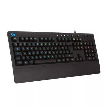 Teclado gaming Logitech G G213 Prodigy tamaño completo RGB LED con cable
