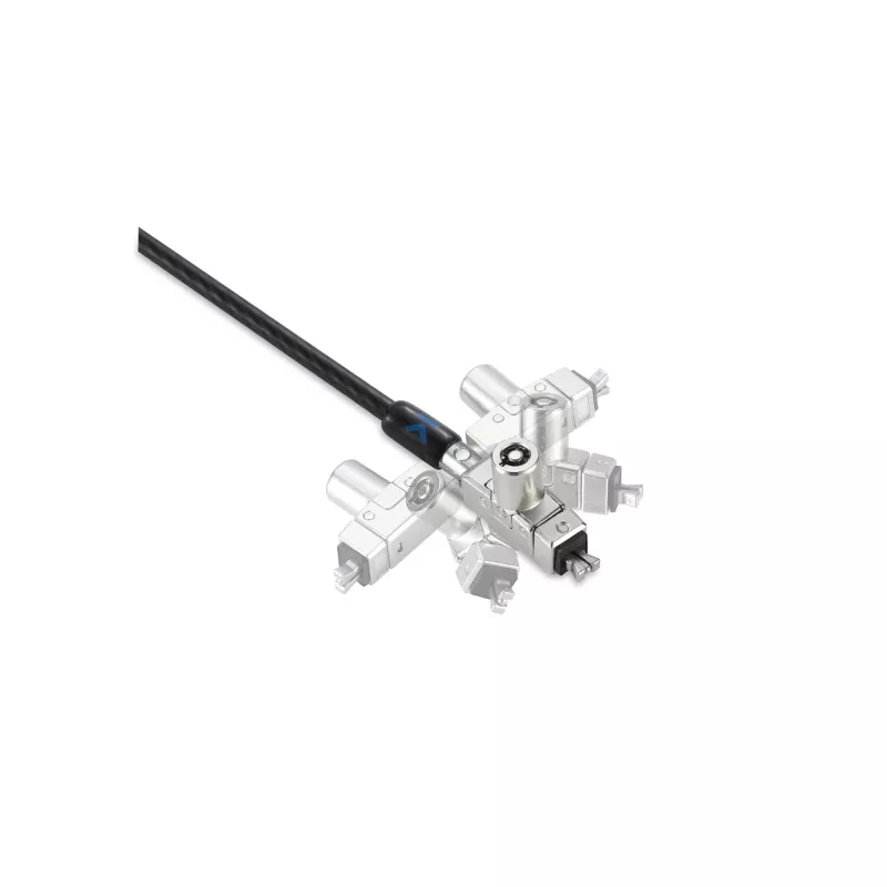 Kensington N17 2.0 candado delgado para portátil con llave para ranuras en cuña - Master Keyed