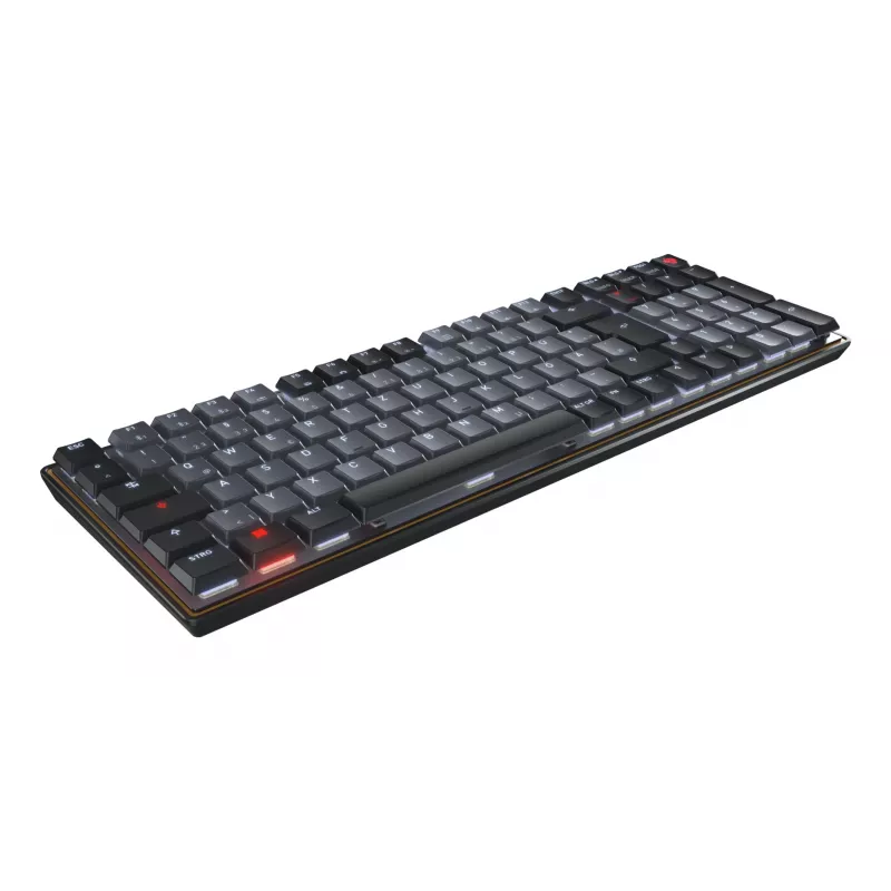 CHERRY KW 550 MX LP teclado Home/Office USB + Bluetooth QWERTZ alemán negro