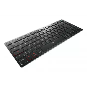 CHERRY KW X ULP 2.0 MINI teclado Home/Office USB + RF Wireless + Bluetooth QWERTZ alemán negro