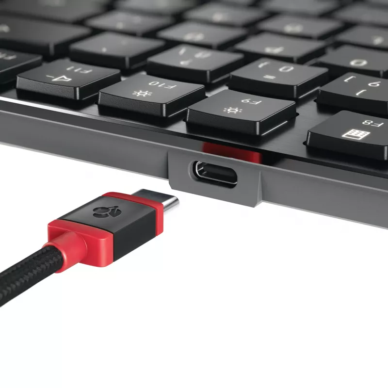 CHERRY KW X ULP 2.0 MINI teclado Home/Office USB + RF Wireless + Bluetooth QWERTZ alemán negro