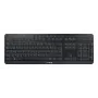 CHERRY Stream Ultimate teclado Home/Office USB + RF Wireless + Bluetooth QWERTZ alemán negro