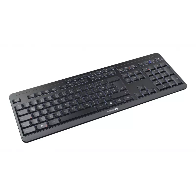 CHERRY Stream Ultimate teclado Home/Office USB + RF Wireless + Bluetooth QWERTZ alemán negro