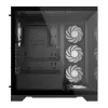 XPG INVADER X semitorre negra, torre Midi, PC, negra, ATX, micro ATX, Mini-ITX, SPCC, 17,5 cm
