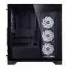 XPG Invader X BTF caja de PC Midi Tower, ATX/Micro-ATX/Mini-ITX, cristal templado, 5 ventiladores ARGB de 120 mm, USB-C, sin fuente de alimentación, negra