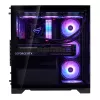 XPG Invader X BTF caja de PC Midi Tower, ATX/Micro-ATX/Mini-ITX, cristal templado, 5 ventiladores ARGB de 120 mm, USB-C, sin fuente de alimentación, negra