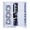 XPG Invader X BTF caja de PC Midi Tower, ATX/Micro-ATX/Mini-ITX, panel lateral transparente, 5 ventiladores ARGB de 120 mm, USB-C, sin fuente de alimentación, blanca