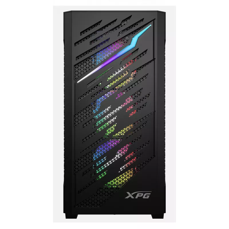 XPG STARKER AIR BTF semitorre negra, torre Midi, PC, negra, ATX, EATX, micro ATX, Mini-ITX, SPCC, cristal templado, gaming