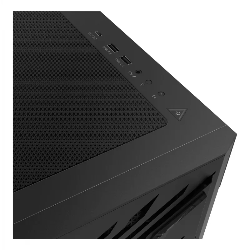 XPG STARKER AIR BTF semitorre negra, torre Midi, PC, negra, ATX, EATX, micro ATX, Mini-ITX, SPCC, cristal templado, gaming