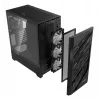 XPG STARKER AIR BTF semitorre negra, torre Midi, PC, negra, ATX, EATX, micro ATX, Mini-ITX, SPCC, cristal templado, gaming