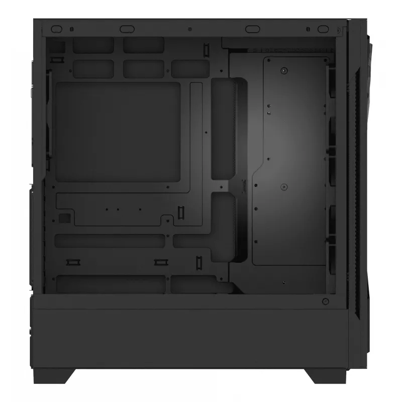 XPG STARKER AIR BTF semitorre negra, torre Midi, PC, negra, ATX, EATX, micro ATX, Mini-ITX, SPCC, cristal templado, gaming