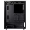 XPG Invader X Mini caja de PC Midi Tower, ATX/Micro-ATX/Mini-ITX, cristal templado, 5 ventiladores ARGB de 120 mm, USB-C, sin fuente de alimentación, negra