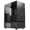 XPG Invader X Mini caja de PC Midi Tower, ATX/Micro-ATX/Mini-ITX, cristal templado, 5 ventiladores ARGB de 120 mm, USB-C, sin fuente de alimentación, negra