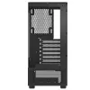 XPG Invader X Mini caja de PC Midi Tower, ATX/Micro-ATX/Mini-ITX, cristal templado, 5 ventiladores ARGB de 120 mm, USB-C, sin fuente de alimentación, negra