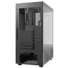 XPG Invader X Mini caja de PC Midi Tower, ATX/Micro-ATX/Mini-ITX, cristal templado, 5 ventiladores ARGB de 120 mm, USB-C, sin fuente de alimentación, negra