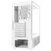 XPG Invader X Mini caja de PC Midi Tower, ATX/Micro-ATX/Mini-ITX, paneles de cristal, 5 ventiladores ARGB de 120 mm, USB-C, sin fuente de alimentación, blanca