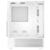 XPG Invader X Mini caja de PC Midi Tower, ATX/Micro-ATX/Mini-ITX, paneles de cristal, 5 ventiladores ARGB de 120 mm, USB-C, sin fuente de alimentación, blanca