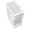 XPG Invader X Mini caja de PC Midi Tower, ATX/Micro-ATX/Mini-ITX, paneles de cristal, 5 ventiladores ARGB de 120 mm, USB-C, sin fuente de alimentación, blanca