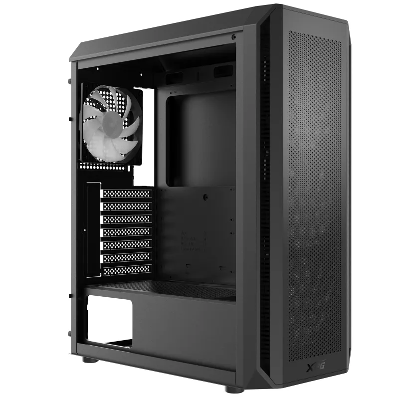 XPG VALOR AIR PLUS CARCASA SEMITORRE negra, torre Midi, PC, negra, ATX, micro ATX, Mini-ITX, SPCC, 16 cm
