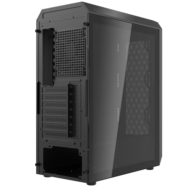 XPG VALOR AIR PLUS CARCASA SEMITORRE negra, torre Midi, PC, negra, ATX, micro ATX, Mini-ITX, SPCC, 16 cm