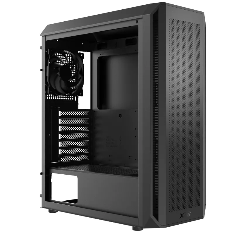 XPG VALOR AIR PLUS CARCASA SEMITORRE negra, torre Midi, PC, negra, ATX, micro ATX, Mini-ITX, SPCC, 16 cm