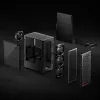XPG VALOR AIR semitorre negra, torre Midi, PC, negra, ATX, micro ATX, Mini-ATX, acero al carbono, cristal templado, 16,6 cm