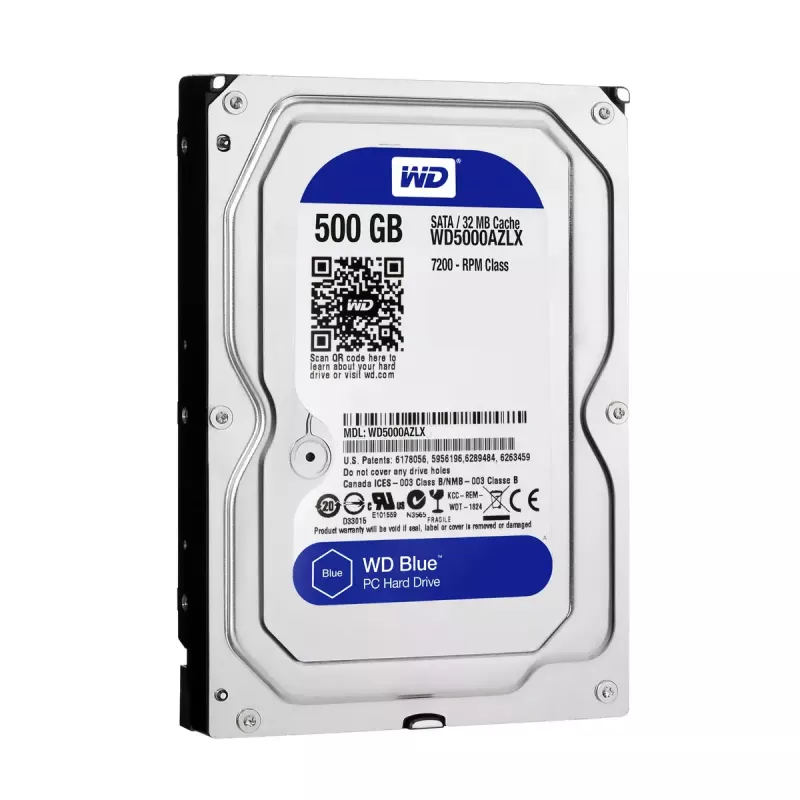 WESTERN DIGITAL disco duro - Wd Blue WD5000AZLX - 500GB - SATA 3.5in - 7200rpm - 32MB búfer