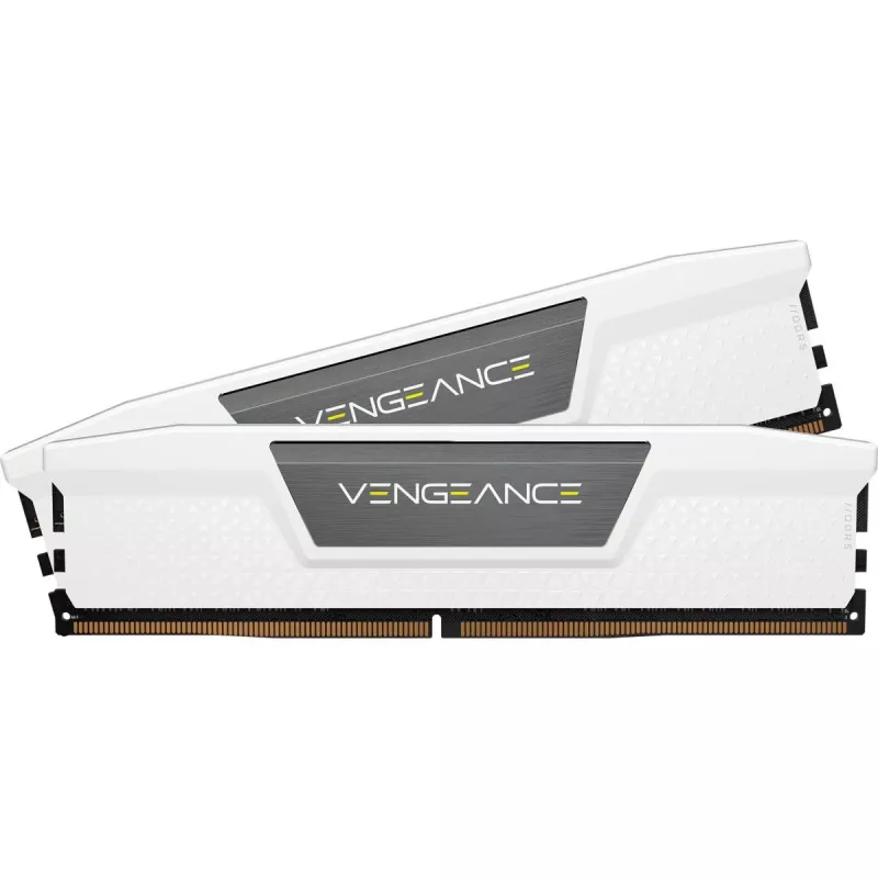 Memoria CORSAIR 32GB (2x16GB) DDR5 DRAM 5200MT/s CL40 Kit de memoria Vengeance - Blanco