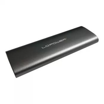 Carcasa para SSD M.2 LC-POWER (NVMe y SATA), USB 3.2 Gen.2x1, Negro – LC-M2-C-MULTI-2