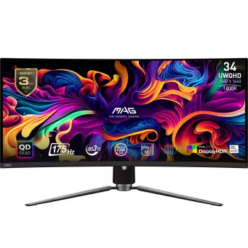 Monitor de ordenador MSI MAG 341CQPDE QD-OLED 86,4 cm (34