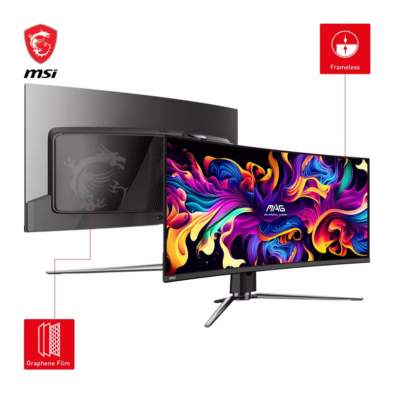 Monitor de ordenador MSI MAG 341CQPDE QD-OLED 86,4 cm (34