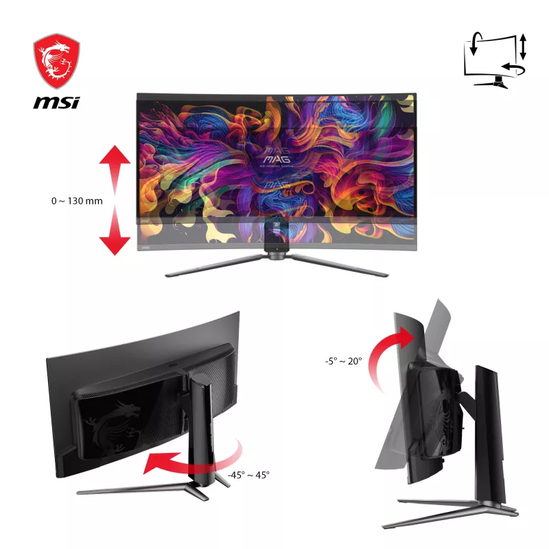 Monitor de ordenador MSI MAG 341CQPDE QD-OLED 86,4 cm (34
