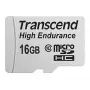Memoria flash Transcend 16GB MicroSDHC Clase 10 con adaptador